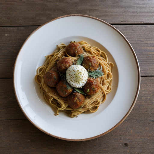 Spaghetti With Meatballs recipe image