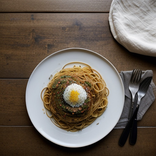 Spaghetti With Oil & Garlic recipe image