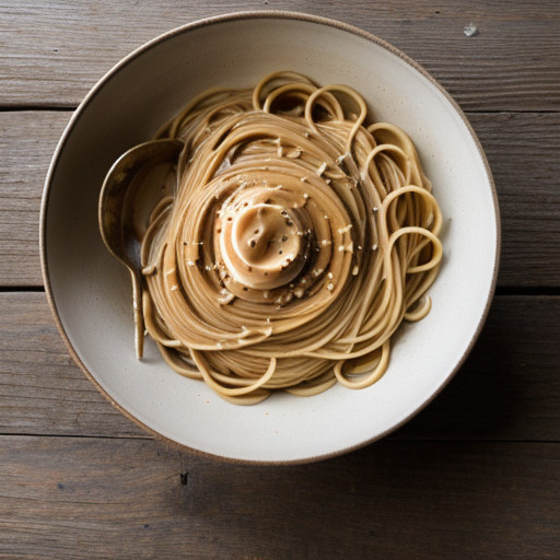 Spaghetti With Peanut Butter Sauce recipe image