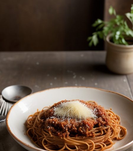 Spaghetti With Quick Bolognese Sauce recipe image