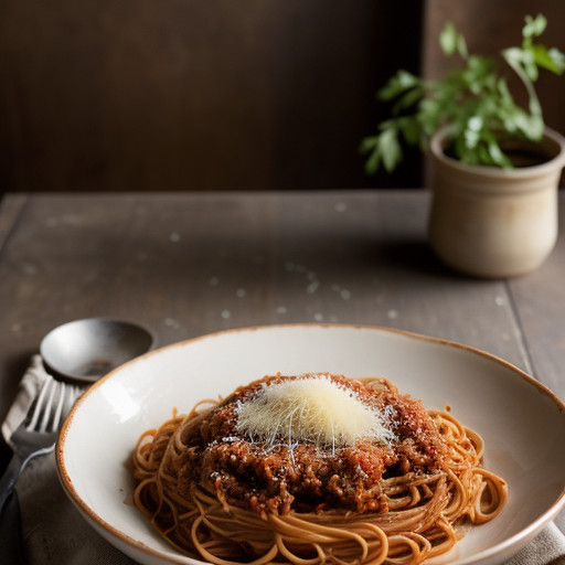 Spaghetti With Quick Bolognese Sauce recipe image