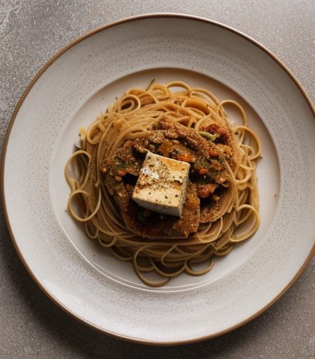 Spaghetti With Tofu recipe image
