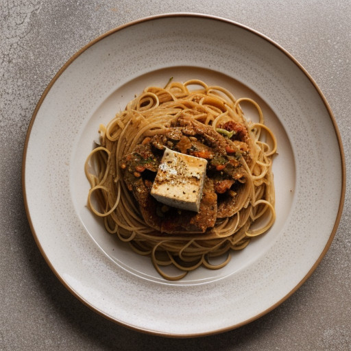 Spaghetti With Tofu recipe image