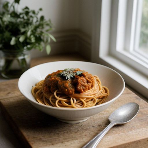 Spaghetti With Zesty Marinara Sauce recipe image