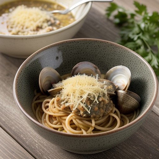 Spaghetti and Clam Sauce recipe image