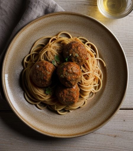 Spaghetti and Meatballs (1 recipe image
