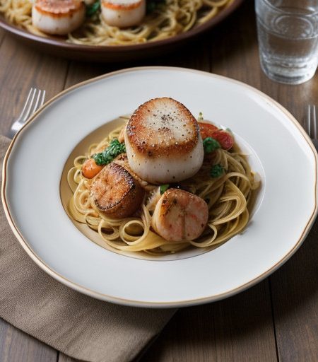 Spaghettini Portofino recipe image
