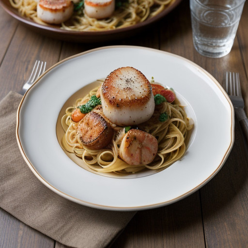 Spaghettini Portofino recipe image