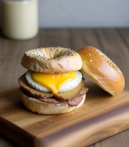 Spam Breakfast Bagels recipe image