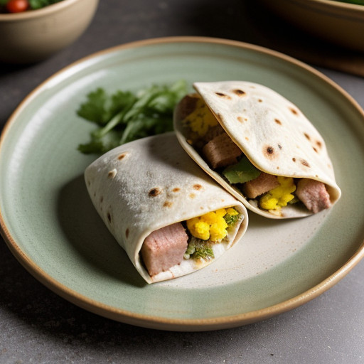 Spam Breakfast Burritos recipe image