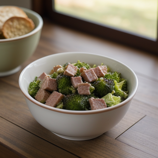 Spam Broccoli Pecan Salad recipe image