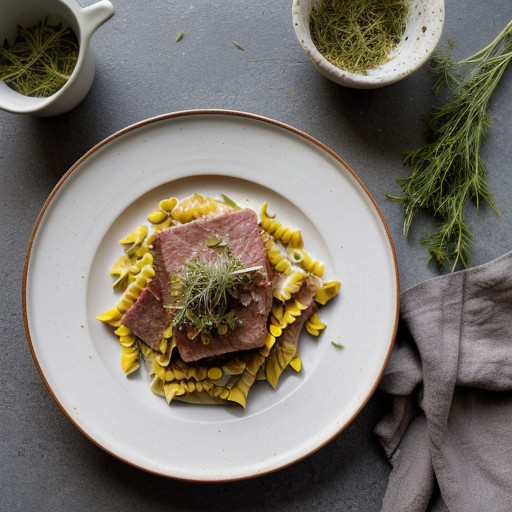 Spam Confetti Pasta recipe image