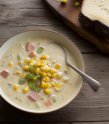 Spam Corn Chowder recipe image