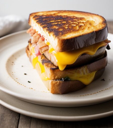 Spam Grilled Cheese Hero recipe image