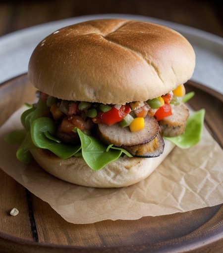 Spam Hot Vegetable Salad Sandwiches recipe image