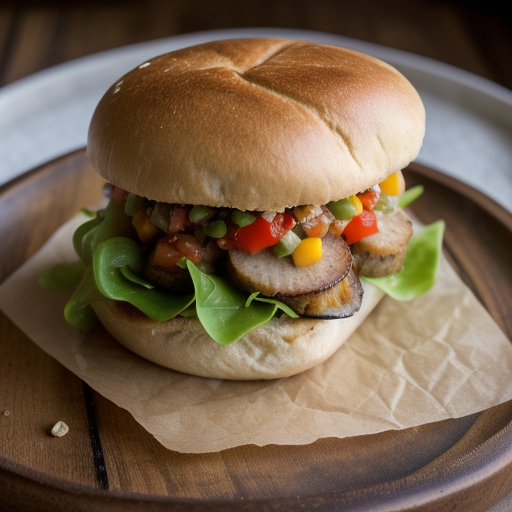 Spam Hot Vegetable Salad Sandwiches recipe image