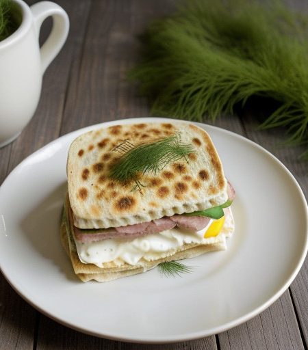 Spam Imperial Tortilla Sandwiches recipe image