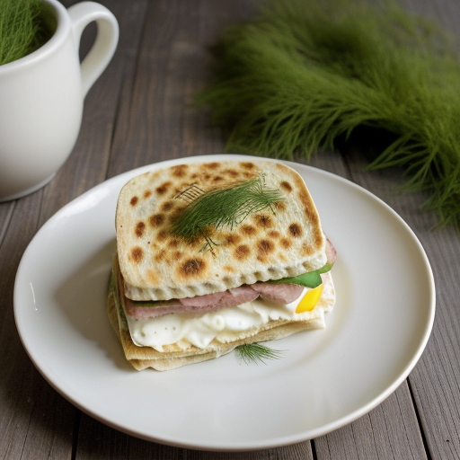 Spam Imperial Tortilla Sandwiches recipe image