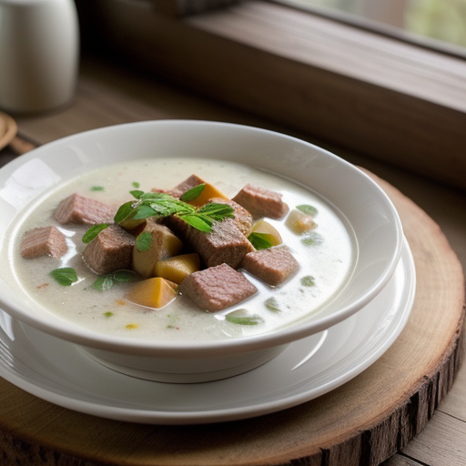 Spam Stew With Buttermilk Topping recipe image