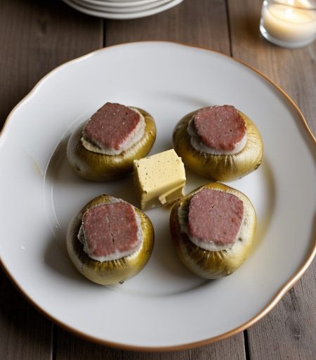 Spam Stuffed Potatoes Florentine recipe image