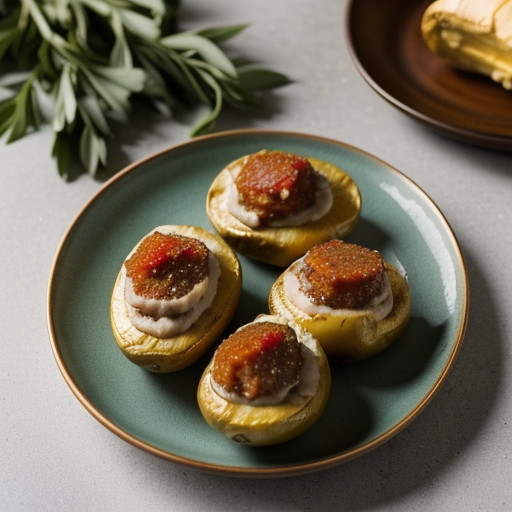 Spam Stuffed Potatoes Florentine recipe image