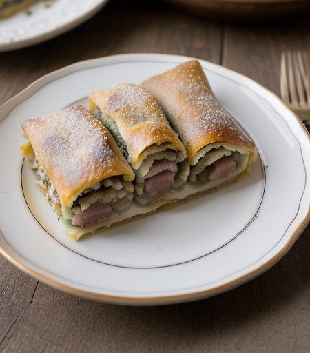 Spam Vegetable Strudel recipe image