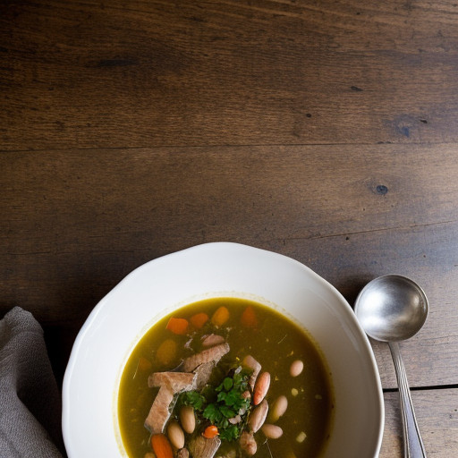 Spam Western Bean Soup recipe image