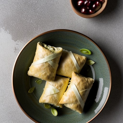 Spanakopita Peloponnisos (Peloponnese Spinach Rolls recipe image