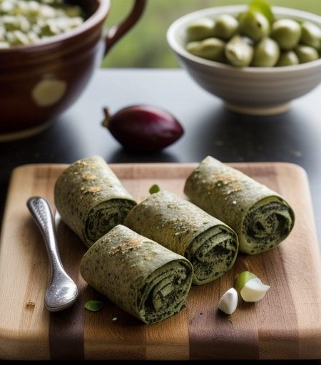 Spanakopita Peloponnisos (Peloponnese Spinach Rolls recipe image