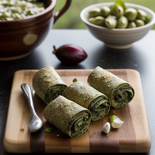 Spanakopita Peloponnisos (Peloponnese Spinach Rolls recipe image