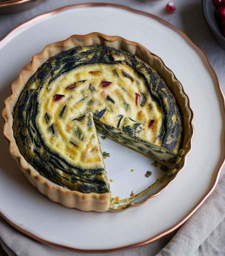 Spanakopita Quiche recipe image