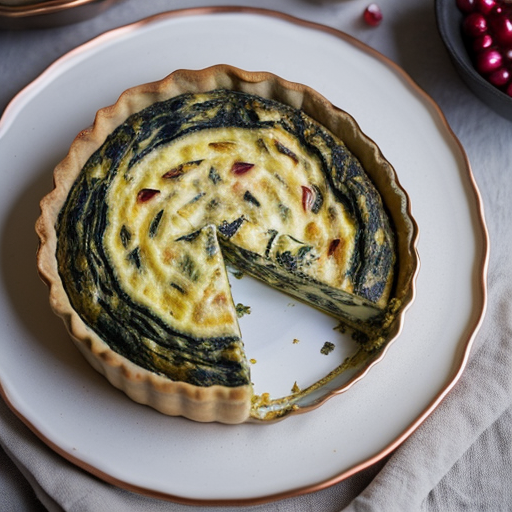 Spanakopita Quiche recipe image