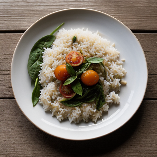 Spanakorizo (Spinach and Rice recipe image