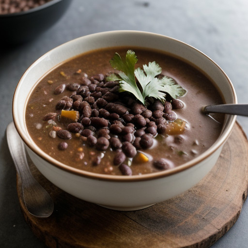 Spanish Black Bean Soup recipe image