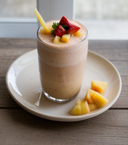 Spanish Fresh Fruit Frappe recipe image