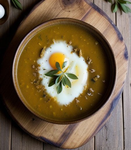 Spanish Garlic Soup #2 (Sopa De Ajo Al Horno recipe image