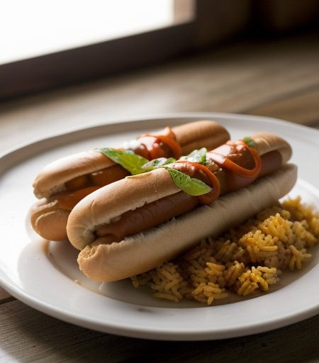 Spanish Hot Dogs & Rice recipe image