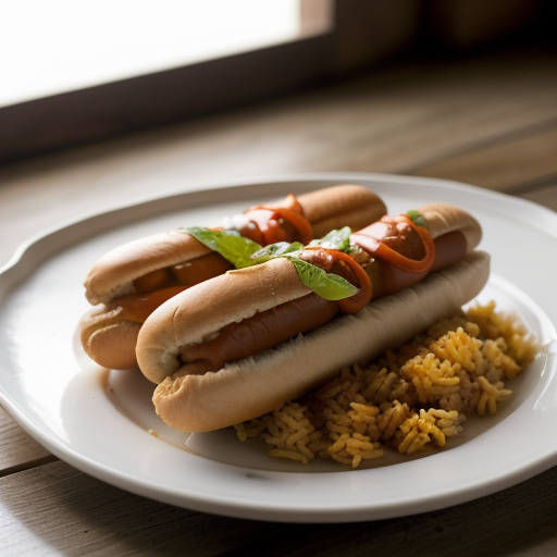 Spanish Hot Dogs & Rice recipe image