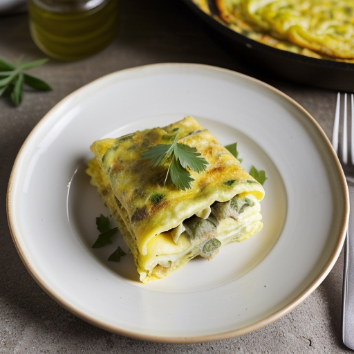 Spanish Potato Omelet (Tortilla a La Espaola recipe image