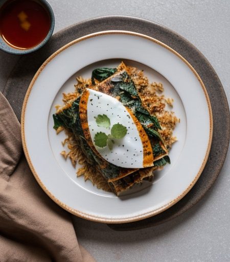 Spanish-Rice Enchiladas recipe image