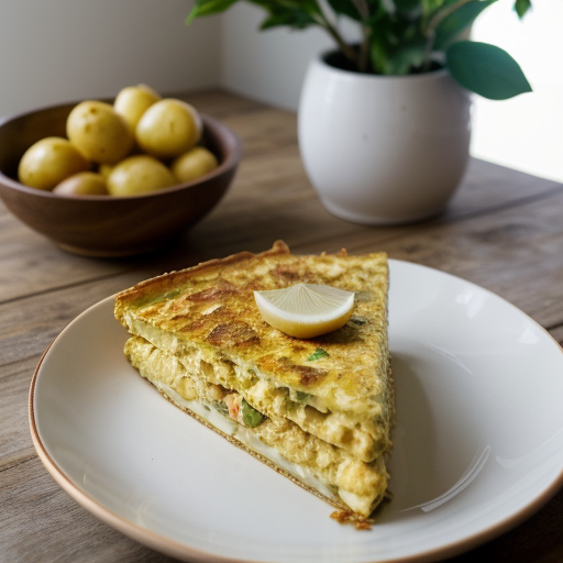 Spanish Tofu Omelette recipe image