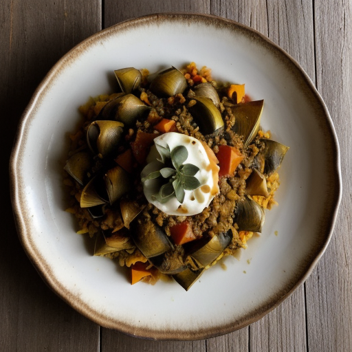 Spanish Vegetable Paella recipe image