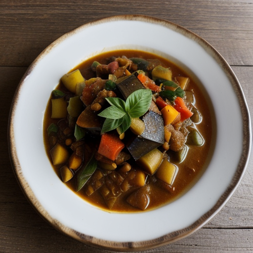 Spanish Vegetable Stew With Eggplant recipe image