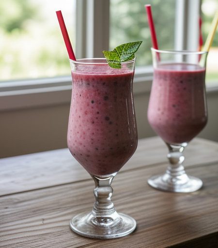 Sparkling Fruit Smoothies recipe image