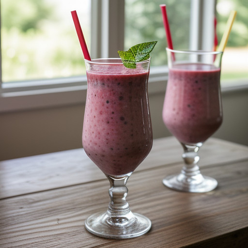 Sparkling Fruit Smoothies recipe image