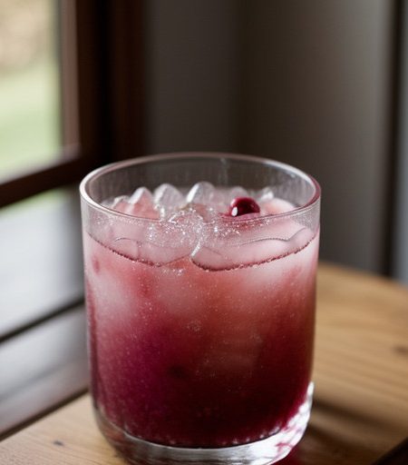 Sparkling Red Slush Punch recipe image