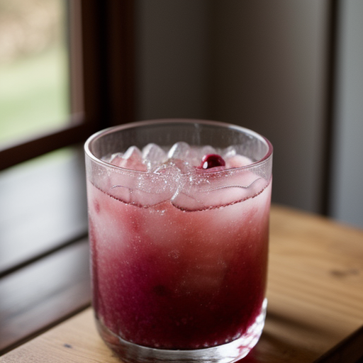 Sparkling Red Slush Punch recipe image