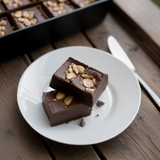 Speedy Chocolate Peanut Butter Fudge recipe image