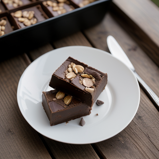 Speedy Chocolate Peanut Butter Fudge recipe image