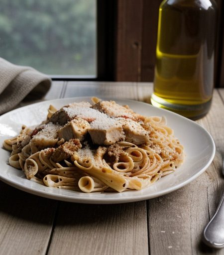 Speedy Ziti & Chicken recipe image